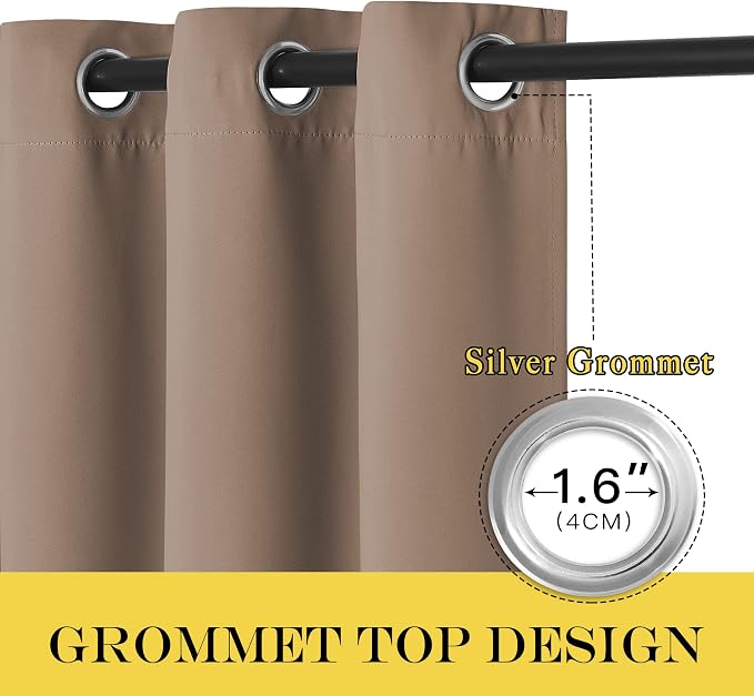 NICETOWN Blackout Curtain 63 inches Length - Image 3