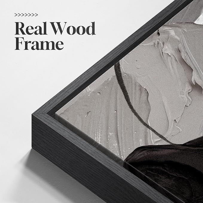 Large Framed Modern Abstract Wall Art - Image 5