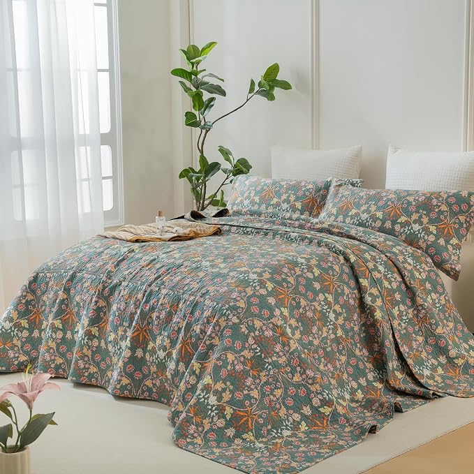 Lady Ann Oversized King Bedspreads 120x120, 100% Cotton Oversized King Quilt - Image 5