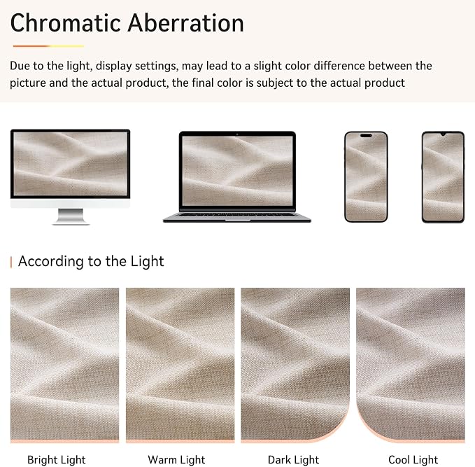 Pinch Pleated Full Blackout Faux Linen Curtains 102 Inches Long | Burnt Orange - Image 6