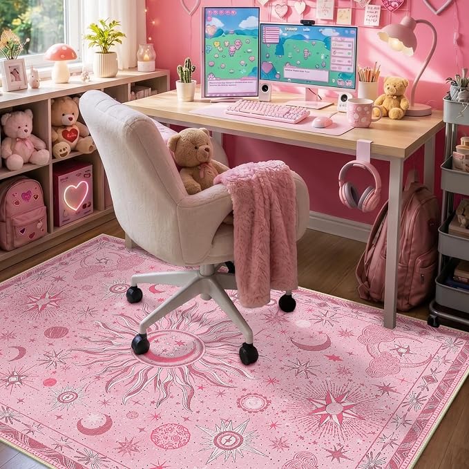 Vacuum-Friendly, 5x7 Washable Area Rug - Image 3