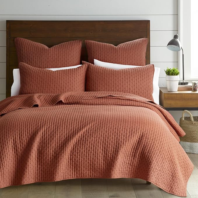 Levtex Home Cross Stitch Reversible Twin XL/Twin Quilt Set by LevtexHome