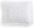 Beatrice Home Fashions Medallion Standard Cotton Chenille Sham, cozy plush 100% by BeatriceHomeFashions