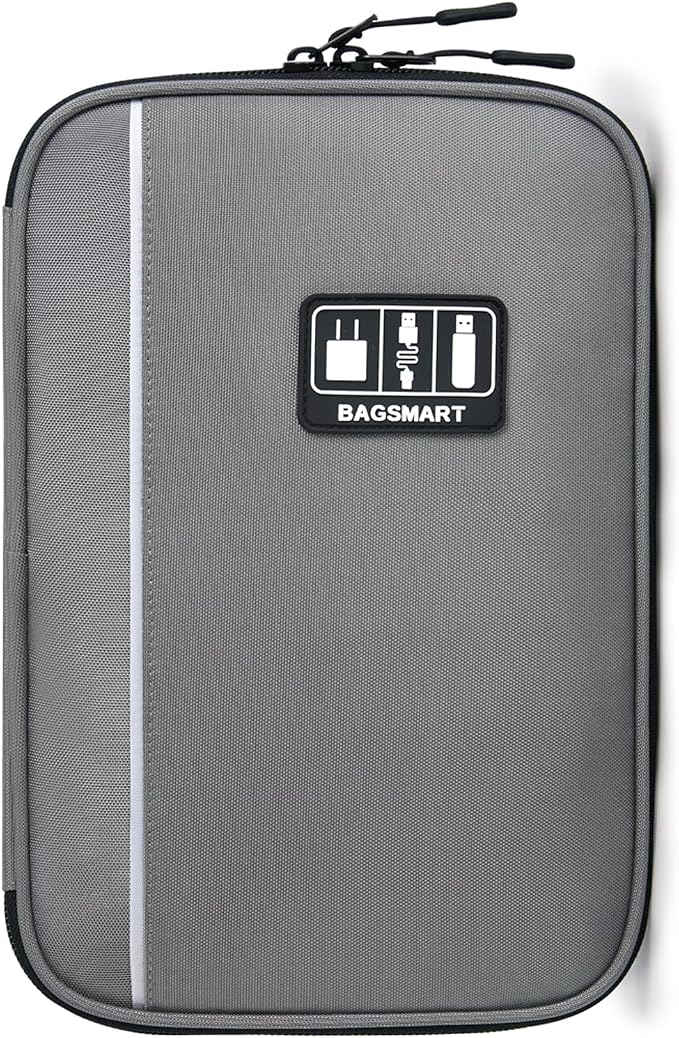 BAGSMART Large Electronics Organizer Travel Case by BAGSMART