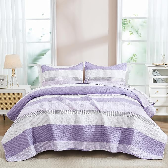 King Size Quilt Set Lavender - Image 8