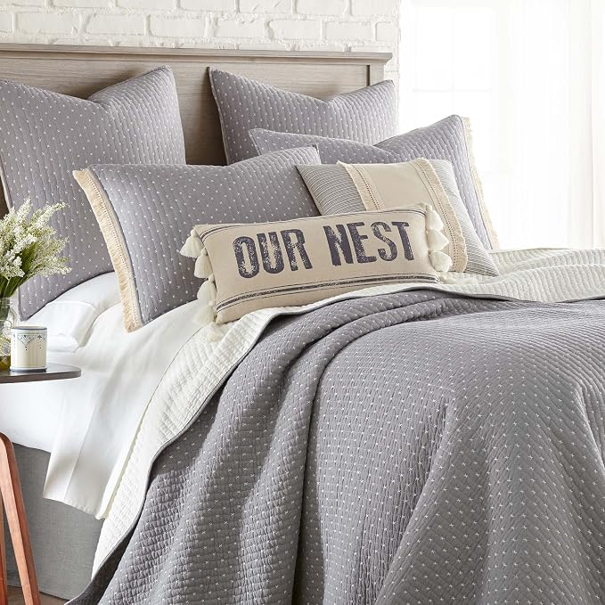 Levtex Home Cross Stitch Reversible Twin XL/Twin Quilt Set - Image 8
