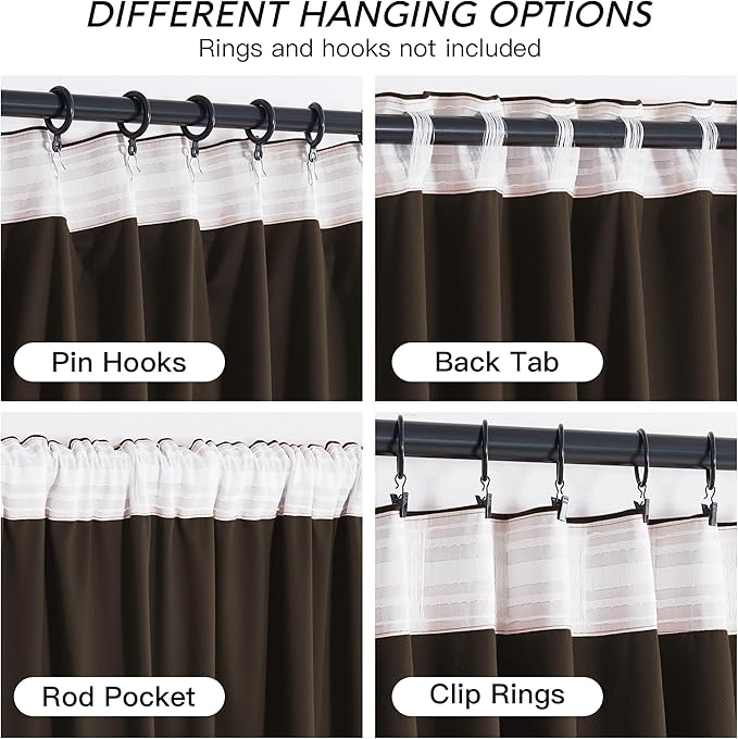 RYB HOME Velvet Curtains 90 inches - Image 6