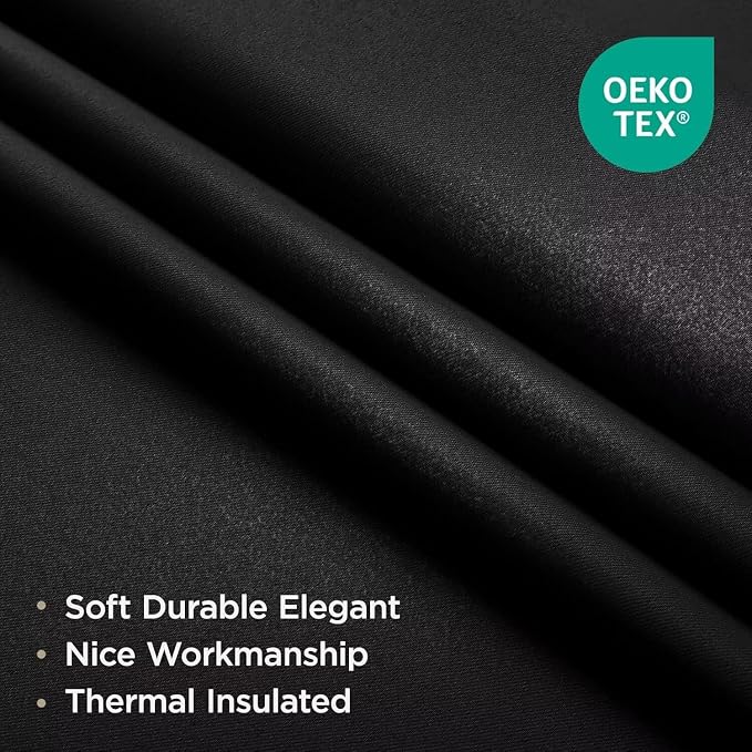 Joydeco Blackout Curtains for Bedroom, Room Darkening Noise Reducing - Image 2