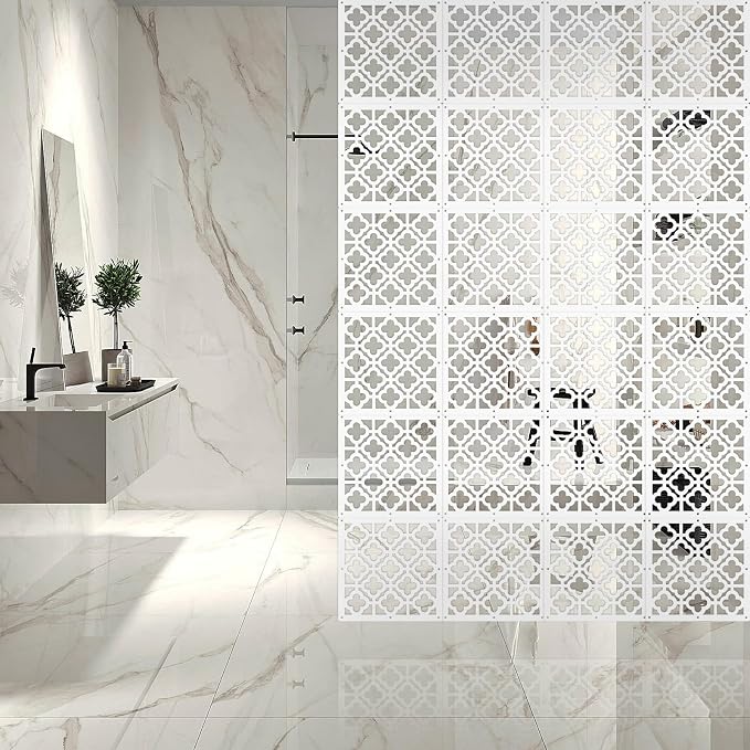 12PCS Hanging Room Divider Wall Screen Panel Room Divider Panels -Flower | - Image 5