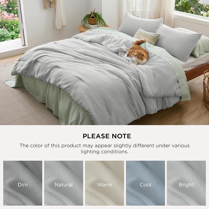 Bedsure Full Comforter Set, 3 Pieces GentleSoft Bed Set, 1 Lightweight - Image 7