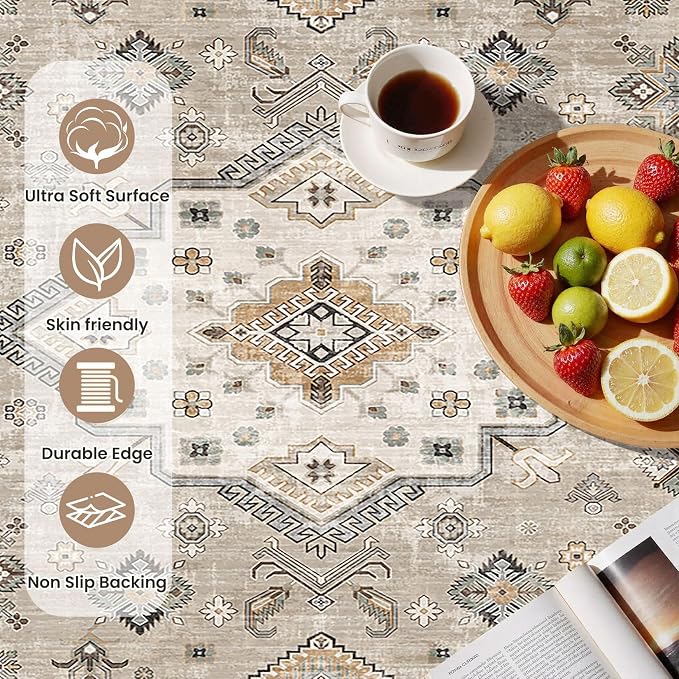 cotiled 2x3 Area Rug for Living Room, Traditional, and Laundry Room - Image 6