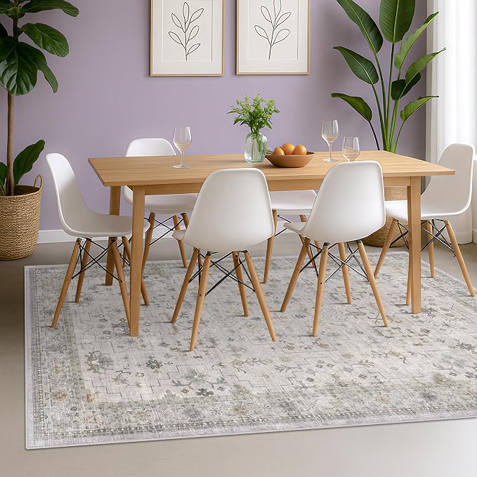 Washable 5x8 Living Room Rug - Image 6