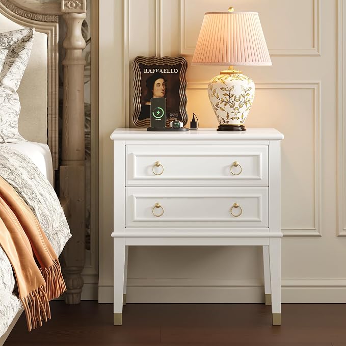 Huuger 27.6 Inch Tall Nightstand - Image 3