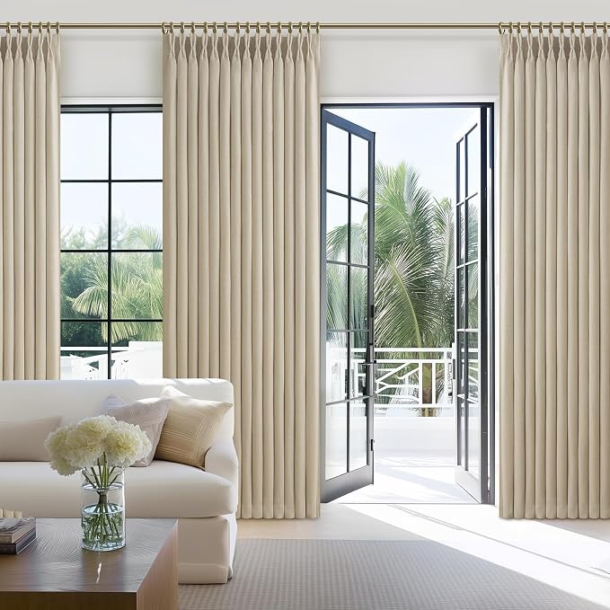 Blackout 70 Inch Extra Wide Floor to Length Curtains 108 Inches Long - Image 7