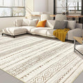 Nakagishi Boho 9x12 Area Rug Living Room Rugs Machine Washable Brown | Soft by NakagishiAreaRug