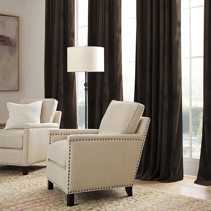 RYB HOME Velvet Curtains 90 inches - Image 7
