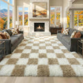 KICMOR Area Rugs 8x10 for Living Room, Large Fluffy Beige and Cream White by KICMOR