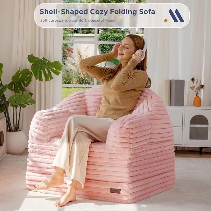 MAXYOYO Folding Sofa Bed Chair, Sleeper Chair - Image 3