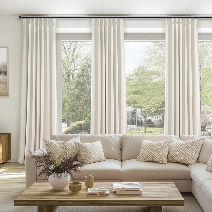 Brich 90 Inches Long Linen Curtains - Image 6