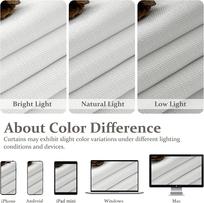 PleatedDrapes 100% Blackout Pure White Curtains 78 Inches Long 2 Panel Set - Image 10