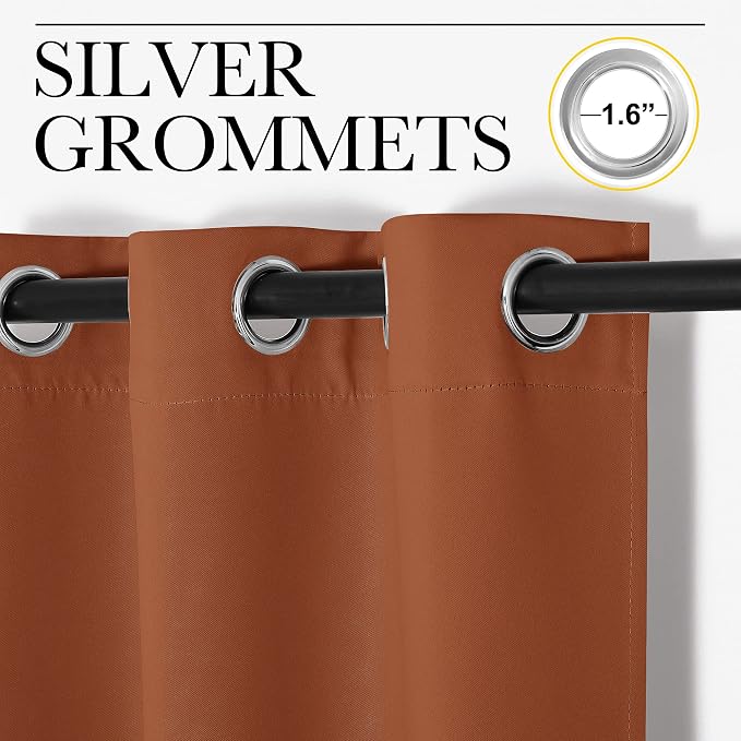 NICETOWN Window Curtains Blackout Drapes, Thermal Insulated Christmas - Image 3