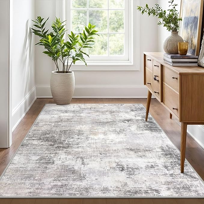 Abstract Area Rug 4x6 Ft Washable Rugs - Image 9