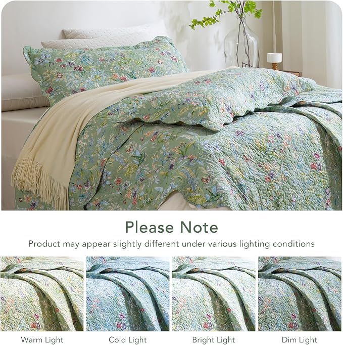 Lady Ann Oversized King Quilt 128x120, Lightweight Large Extra Soft Quilted - Image 9