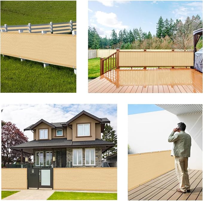LOVE STORY 3' x 10' Balcony Privacy Screen Cover - Image 7