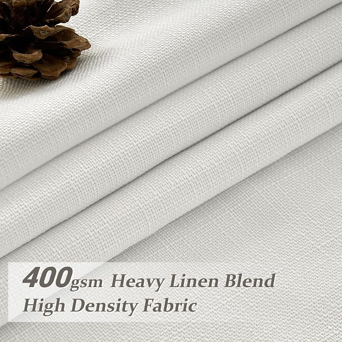 Pleat Viral Linen 90 Inch Blackout Curtains - Image 2