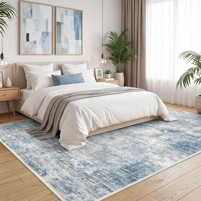 Abstract Area Rugs 8x10 Ft Washable Large Rugs - Image 9