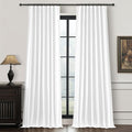 100% Blackout Curtains 92 Inch Long by QJMYDECO