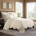 Charleston Estate Modern Farmhouse Floral Matelasse Bedspread by Historic+Charleston+Collection