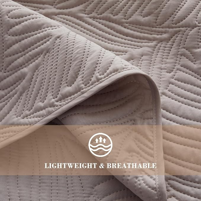 Exclusivo Mezcla California King Quilt Bedding Set, Microfiber Bedspreads | - Image 5