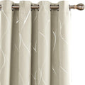 Deconovo Curtains for Living Room, Pattern Blackout Curtains 54 Inches Long | by Unknown