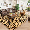 Soft Leopard Rugs for Bedroom Living Room, 6x9 Cheetah Print Rug | Fluffy by AmeareaDirect