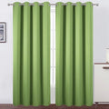 Light Green Thermal Blackout Curtains/52 x 108 Inch/Set of 2 Panels Room by Lemomo