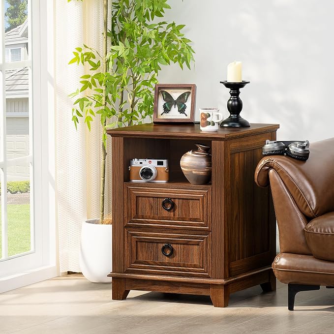 Joaxswe 18" Farmhouse Night Stand Set 2 - Image 8