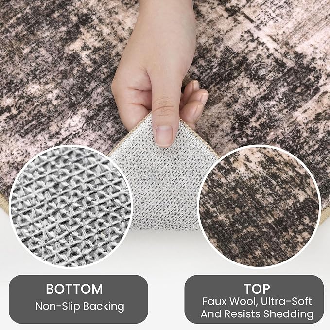 Abstract Runner Rug 3x20 Ft Extra Long Washable Runners - Image 3