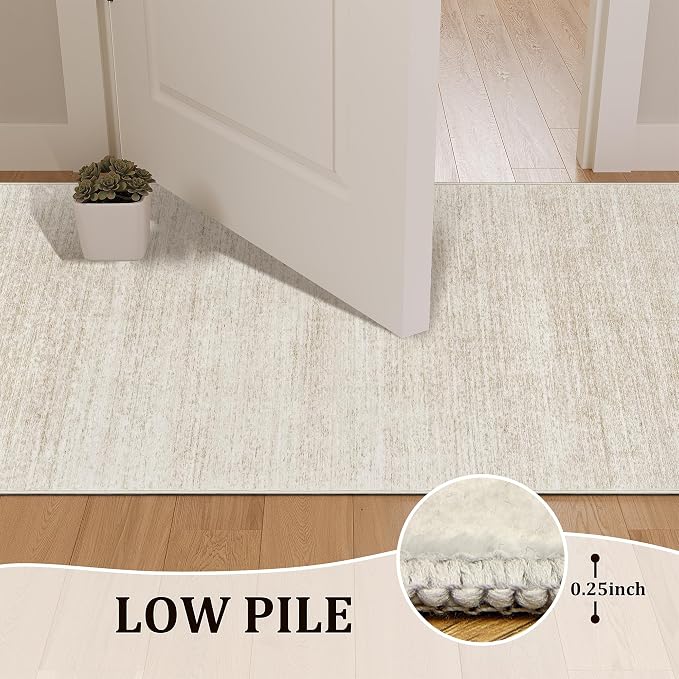 2x5 Rug Runners for Hallways, Washable Runner Rug Non Slip, Thin & Lighweight - Image 6