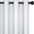 Deconovo Curtains for Living Room, Pattern Blackout Curtains 84 Inches Long | by Unknown