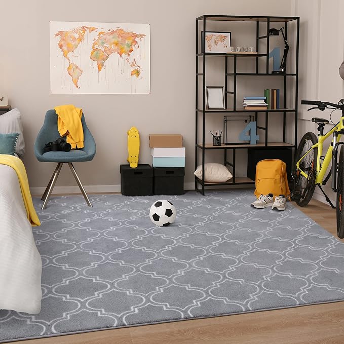 Chicrug 6x9 Shag Geometric Modern Area Rug - Image 4
