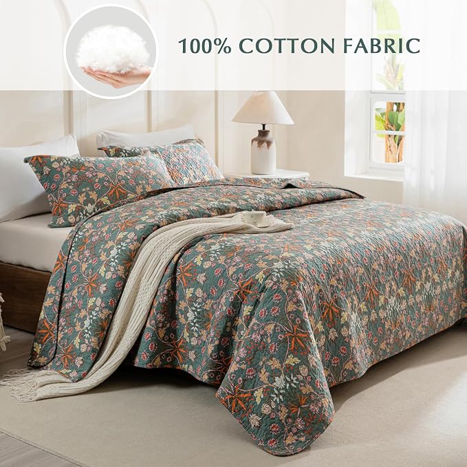 Lady Ann Oversized King Bedspreads 120x120, 100% Cotton Oversized King Quilt - Image 3