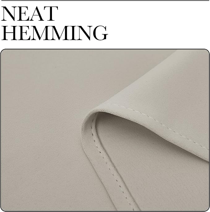 NICETOWN Room Darkening Draperies Window Curtain Panels, Thermal Insulated - Image 8
