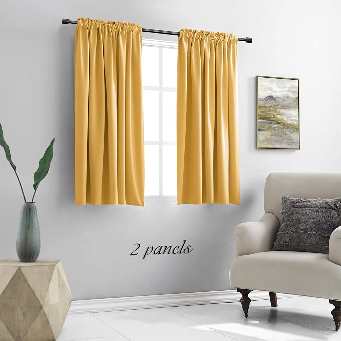 48 Inch Length Short Curtains for Kitchen - Image 2