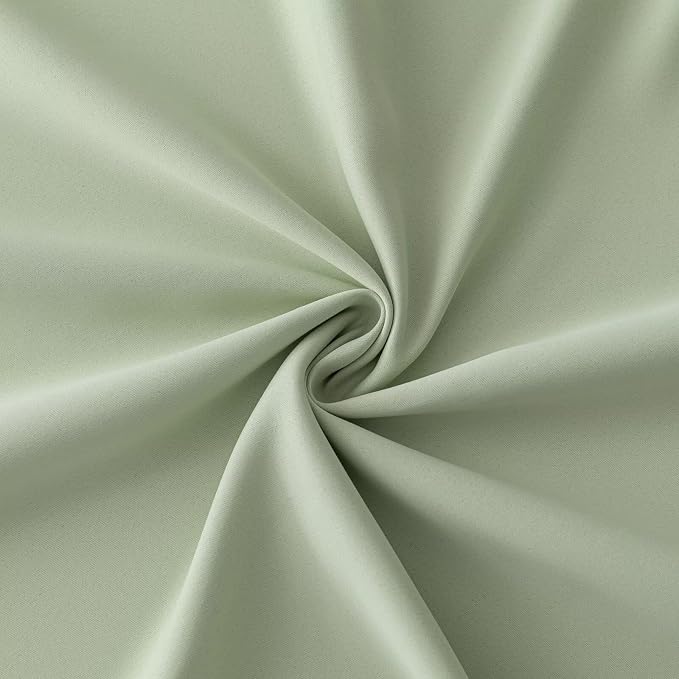 IGEMAEVE Blackout Curtains for Bedroom Grommet Sage Green 52" W x 96" L | - Image 6