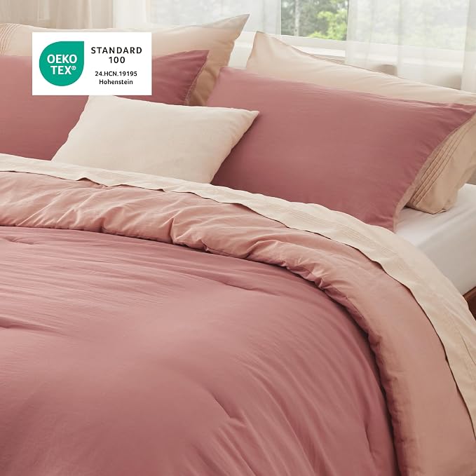 Bedsure King Comforter Set, 3 Pieces GentleSoft™ Bed Set, 1 Lightweight - Image 5