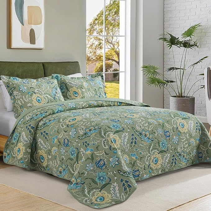 BEDIFANY Farmhouse Queen Quilt Bedding Set - Image 2