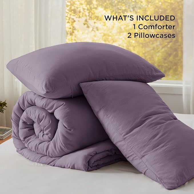 Bedsure Full Comforter Set, 3 Pieces GentleSoft™ Bed Set, 1 Lightweight - Image 6