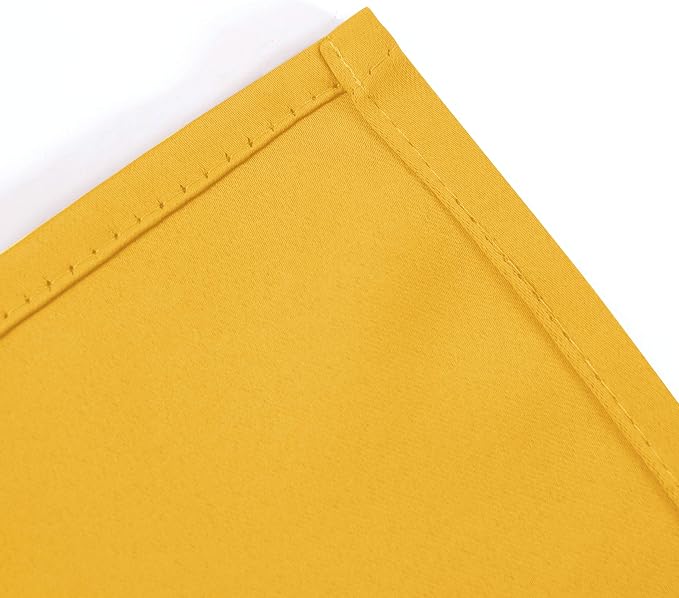 Yellow Blackout Curtains/52 x 108 Inch/Set of 2 Panels Thermal Insulated Room - Image 8