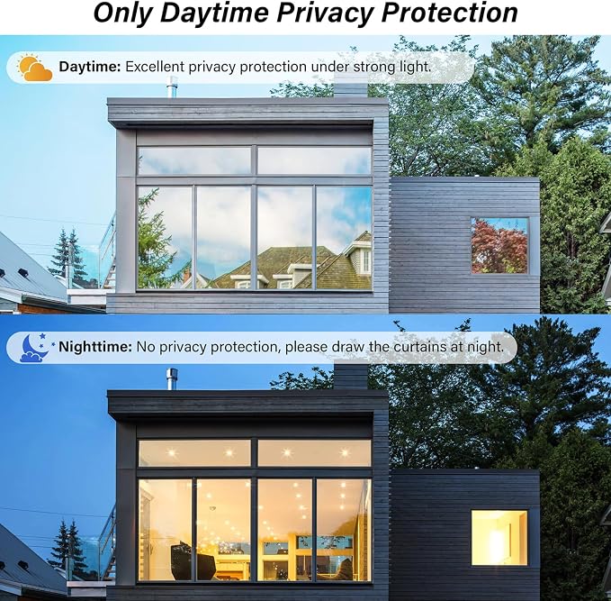 Kromapolis One Way Window Tint Reflective Film, 35.4″ x 314.9″ | Heat Control - Image 5